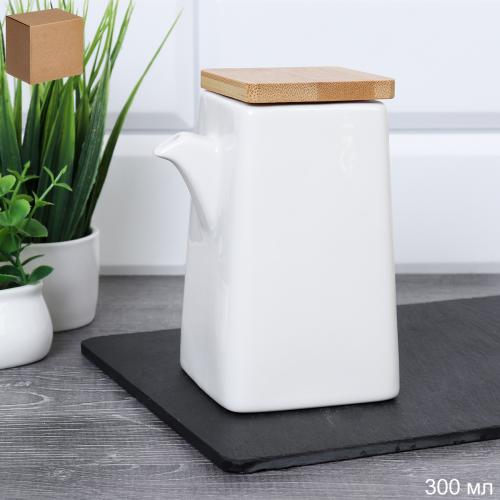 Кувшин соусник для жидких специй 300 мл / CF389 /уп 48/белый