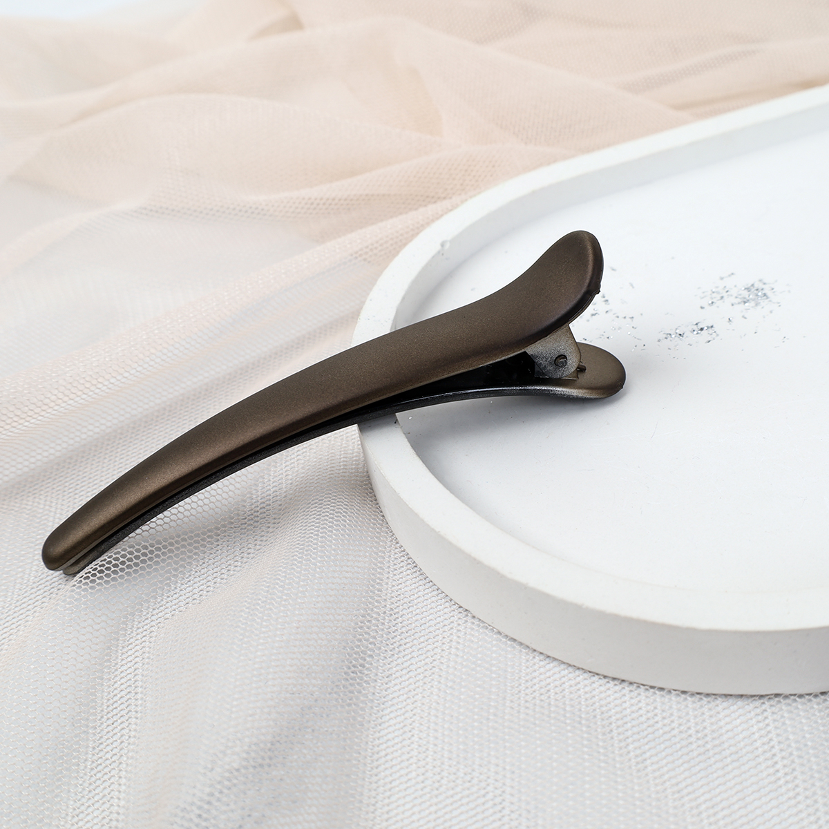 Зажим для волос перламутровый микс / N3012-9 /уп 1/723809