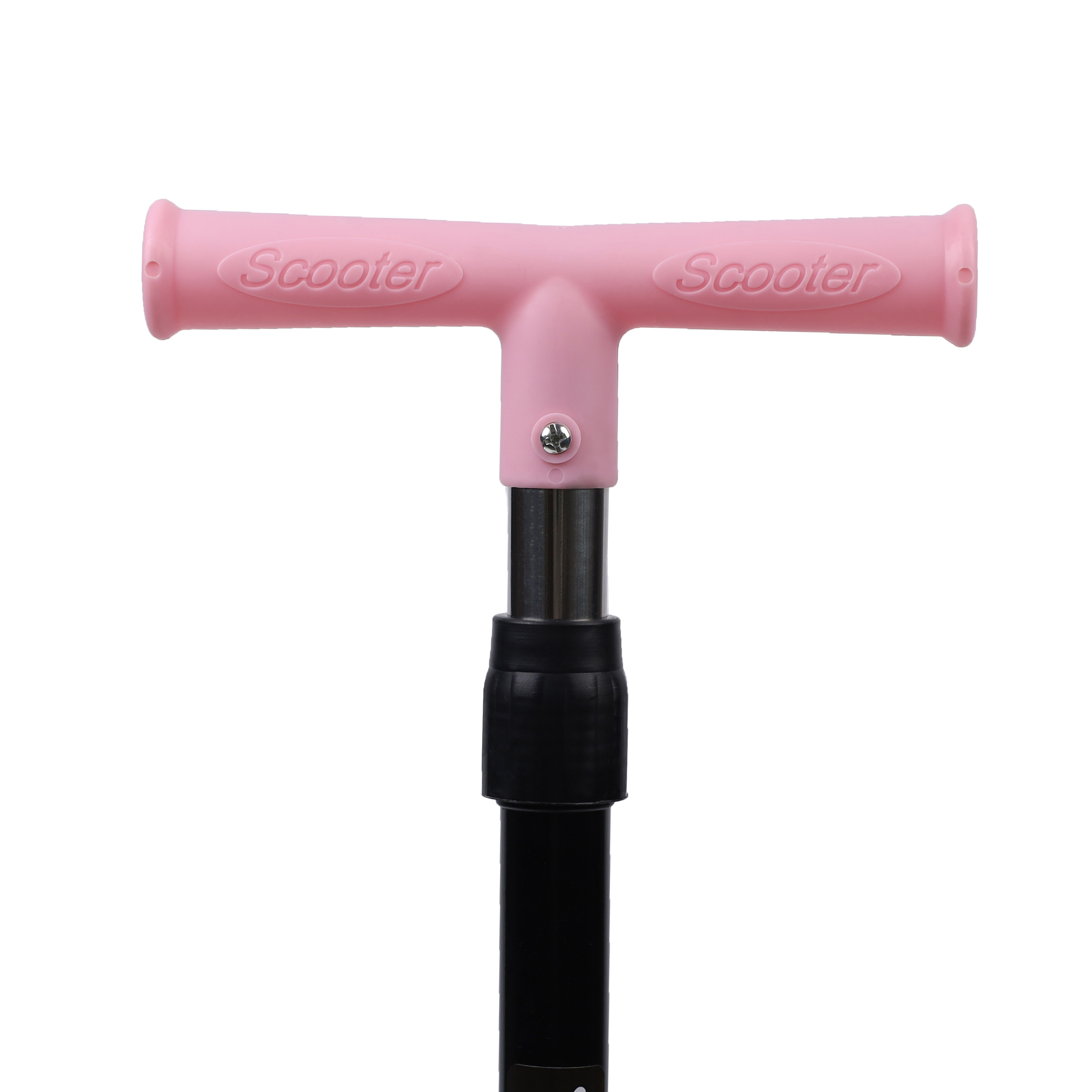 Самокат трехколесный облегчённый для детей от 3-х лет Yeenot GT105, нагрузка до25кг, вес 1,2кг, светящиеся колёса 110мм, цвет розовый БК/уп13