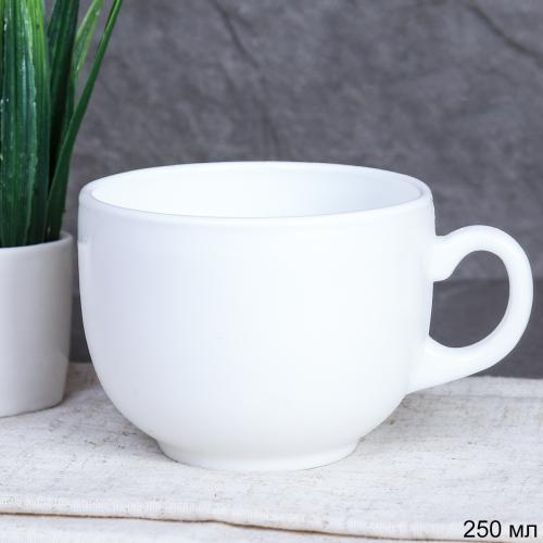 Кружка 220 мл белая / CB200-12YF (БЕЛЫЙ)/ШТУЧНО