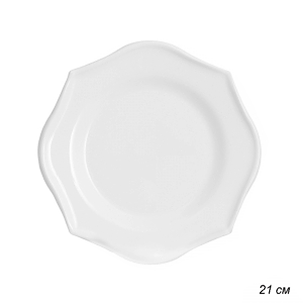 Тарелка десертная 21 см Луиза / J1745 /уп 12/