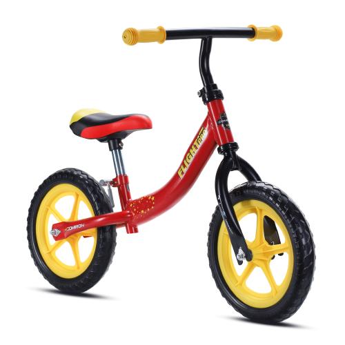 Беговел 12" COMIRON Flight Pro / CB1205 / уп 6 / Цвет: красный-желтый/ КРАТНО УПАКОВКЕ 6 ШТ.