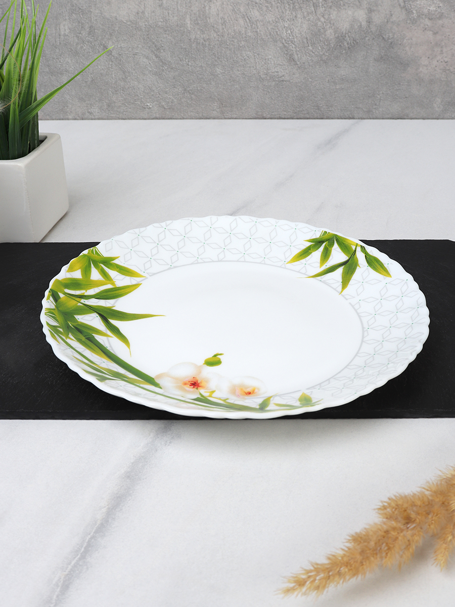 Тарелка 190 мм / LHP-75 (6773) /уп 6/72/ Бамбук с орхидеей