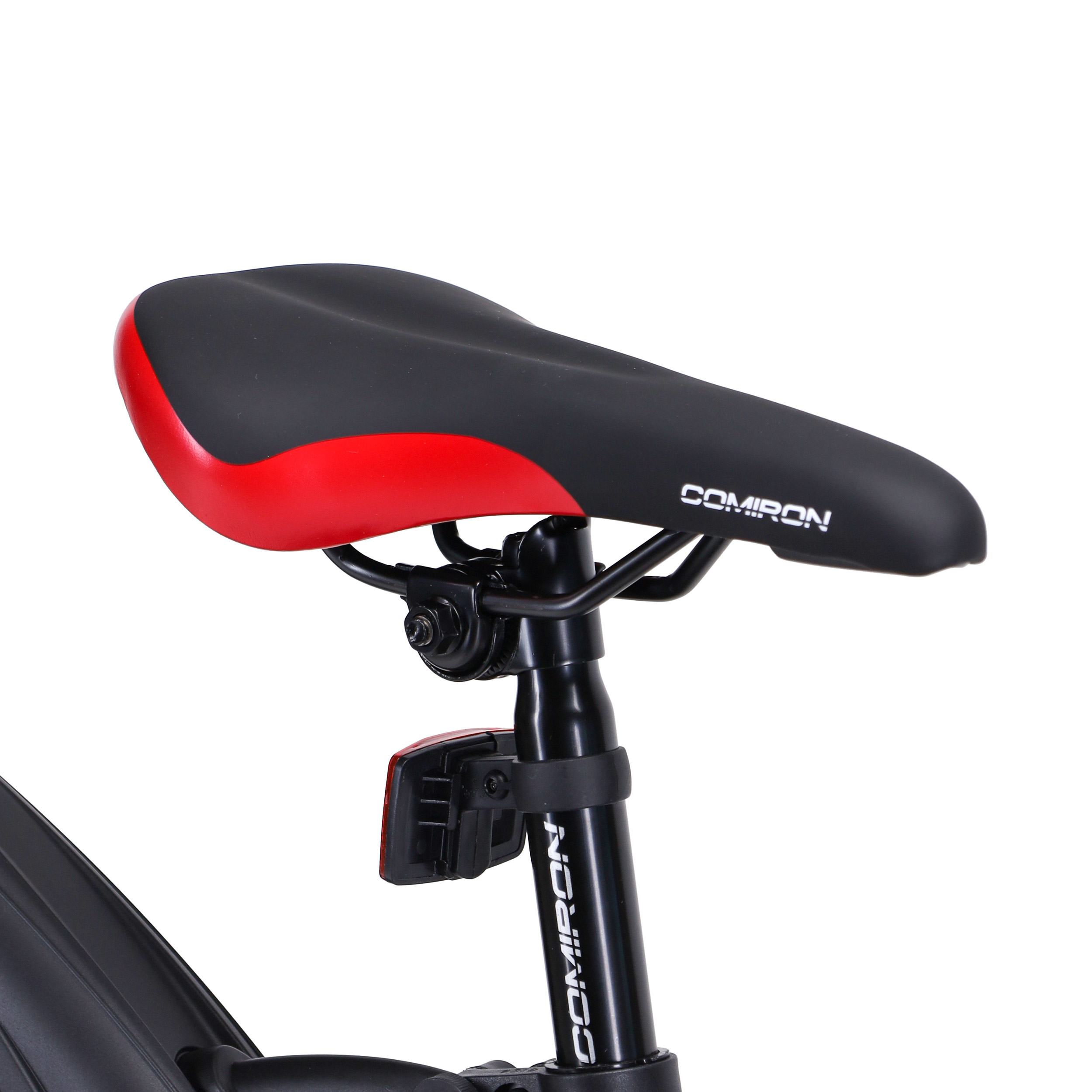 Велосипед 27,5" рама 19" 1x10sp COMIRON SYSTEM чёрный красный