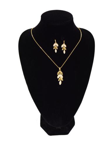 Подвеска на цепочке и серьги / GTE-17 /уп 12/