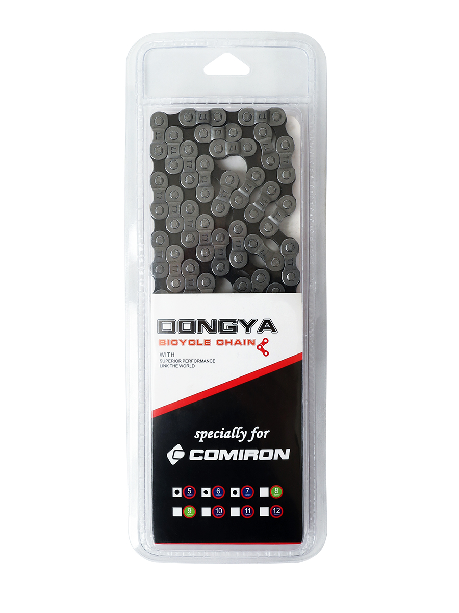 Велосипедная цепь DONGYA CHAIN 5,6,7 speed T7 1/2"x3/32"/116L ГОСТ 30442-97 ISO 9633 /уп 50/