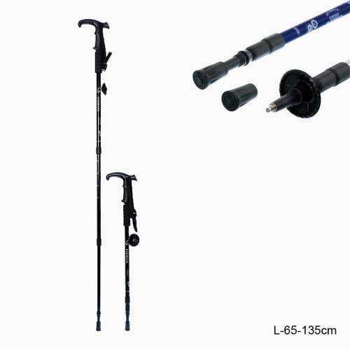 Палки для скандинавской ходьбы / T-101 /уп 5/30/черные