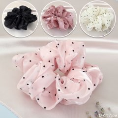 Резинка для волос / 699 /уп 120/40черный горох+40 розовый горох+40 белый горох