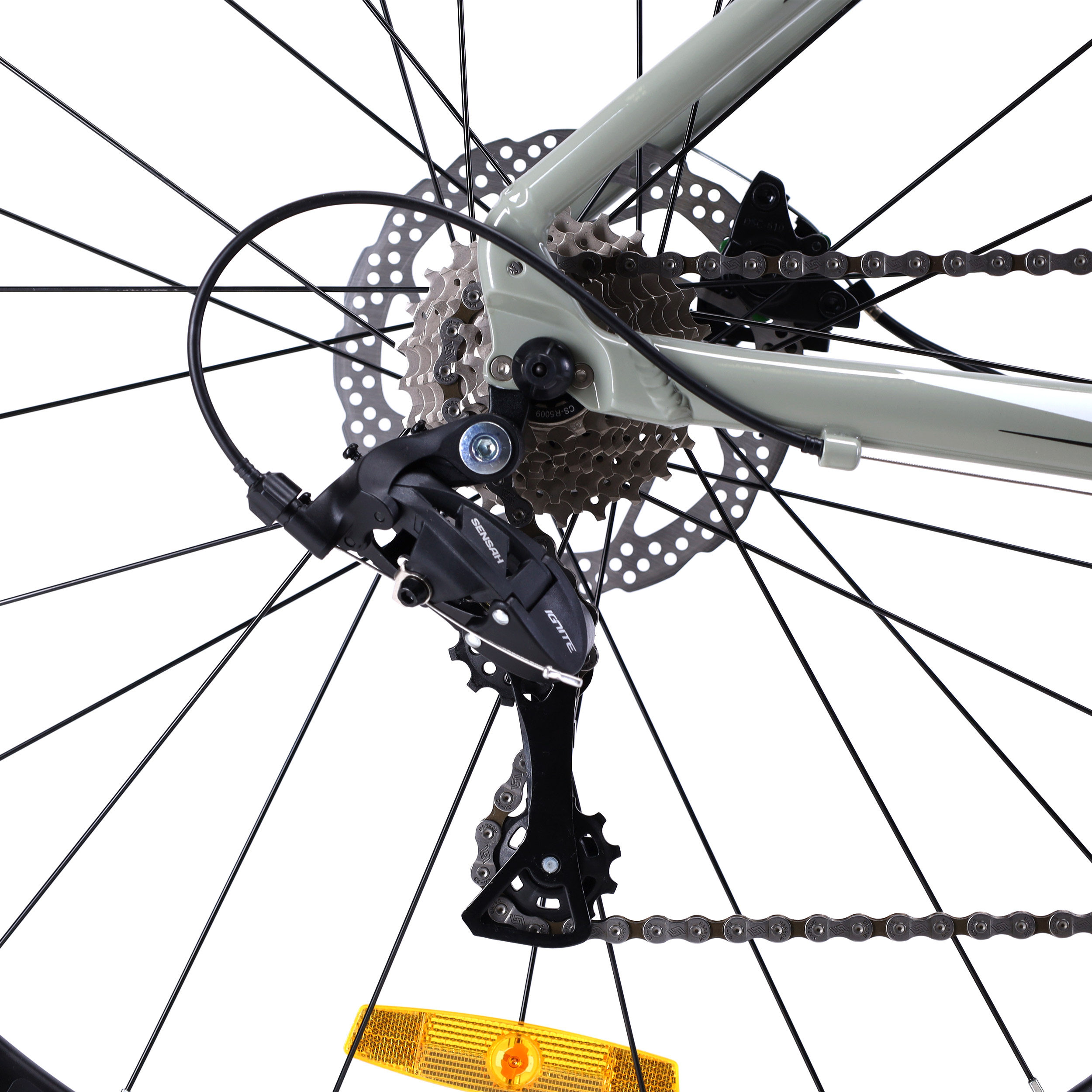 Велосипед шоссейный COMIRON RONIN I 700C-480mm SENSAH 2X9S QR цвет: серый grey shadow