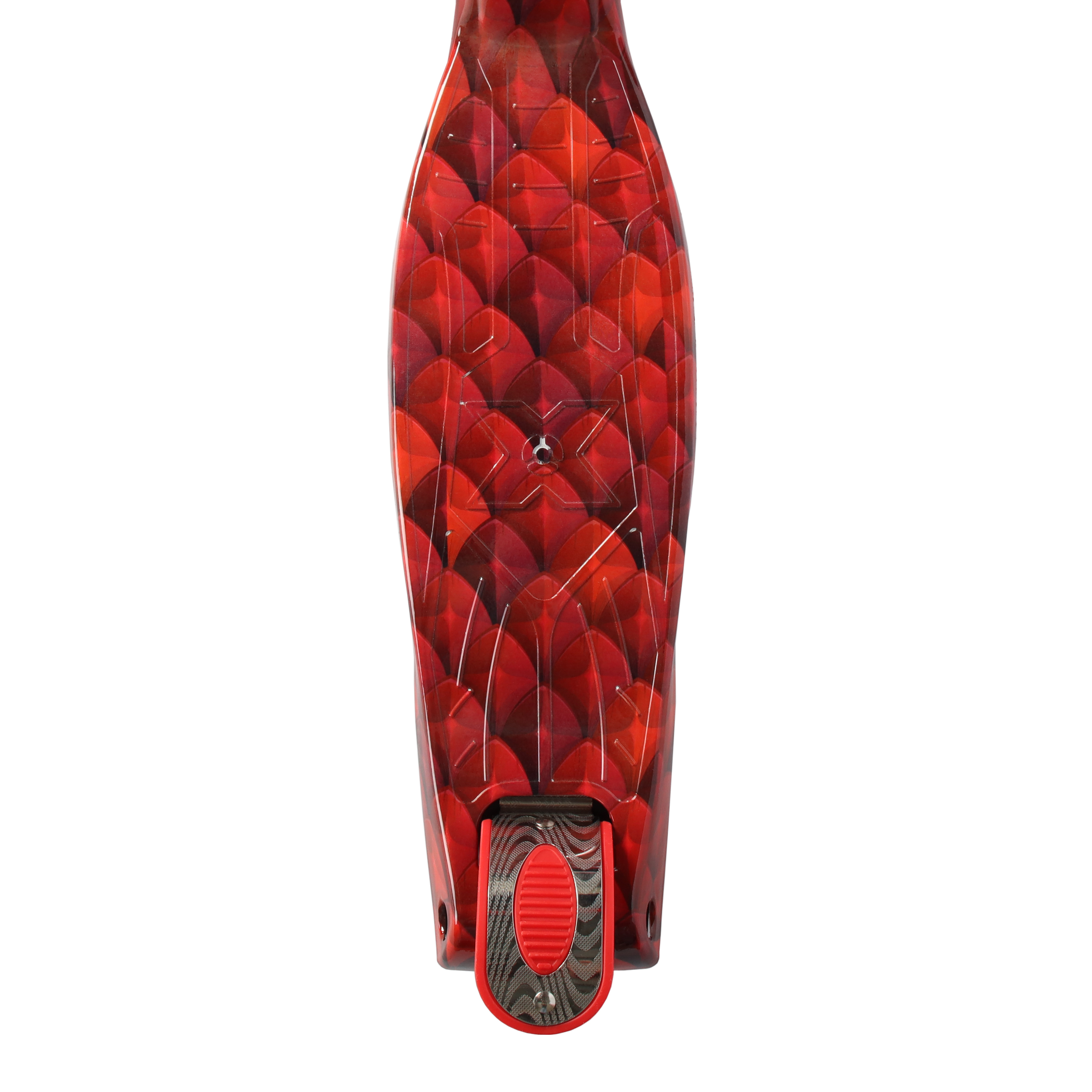 Самокат трехколесный для детей от 3-х лет Yeenot GT4108P54, нагрузка до 50кг, вес 2.3кг, светящиеся колёса PU116мм, цвет красный Дракон БК/уп10