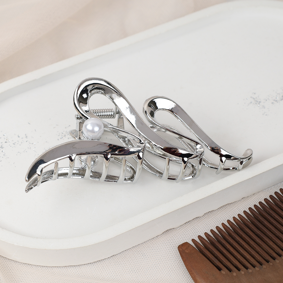 Заколка-краб для волос / XY2415-36 /уп 20/80/металл