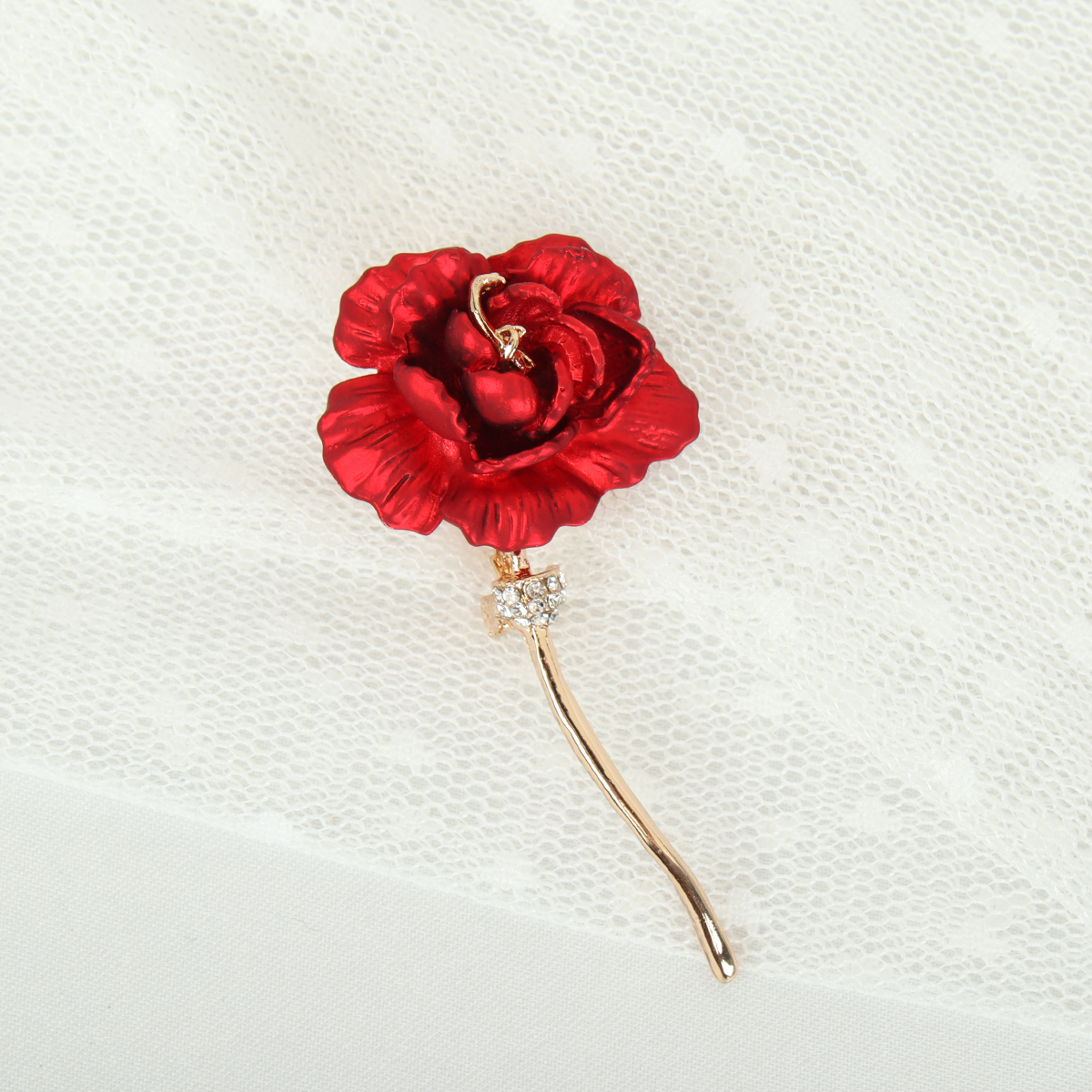 Брошь Роза / 2658 /уп 24/