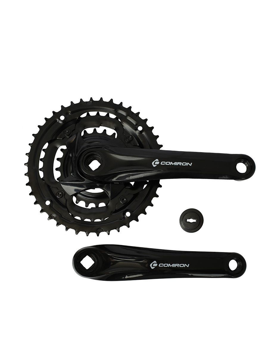 Система KRYPTON JIA-CR-02, 170mm, 24/34/42T, PL+ST, квадрат, черный/уп10