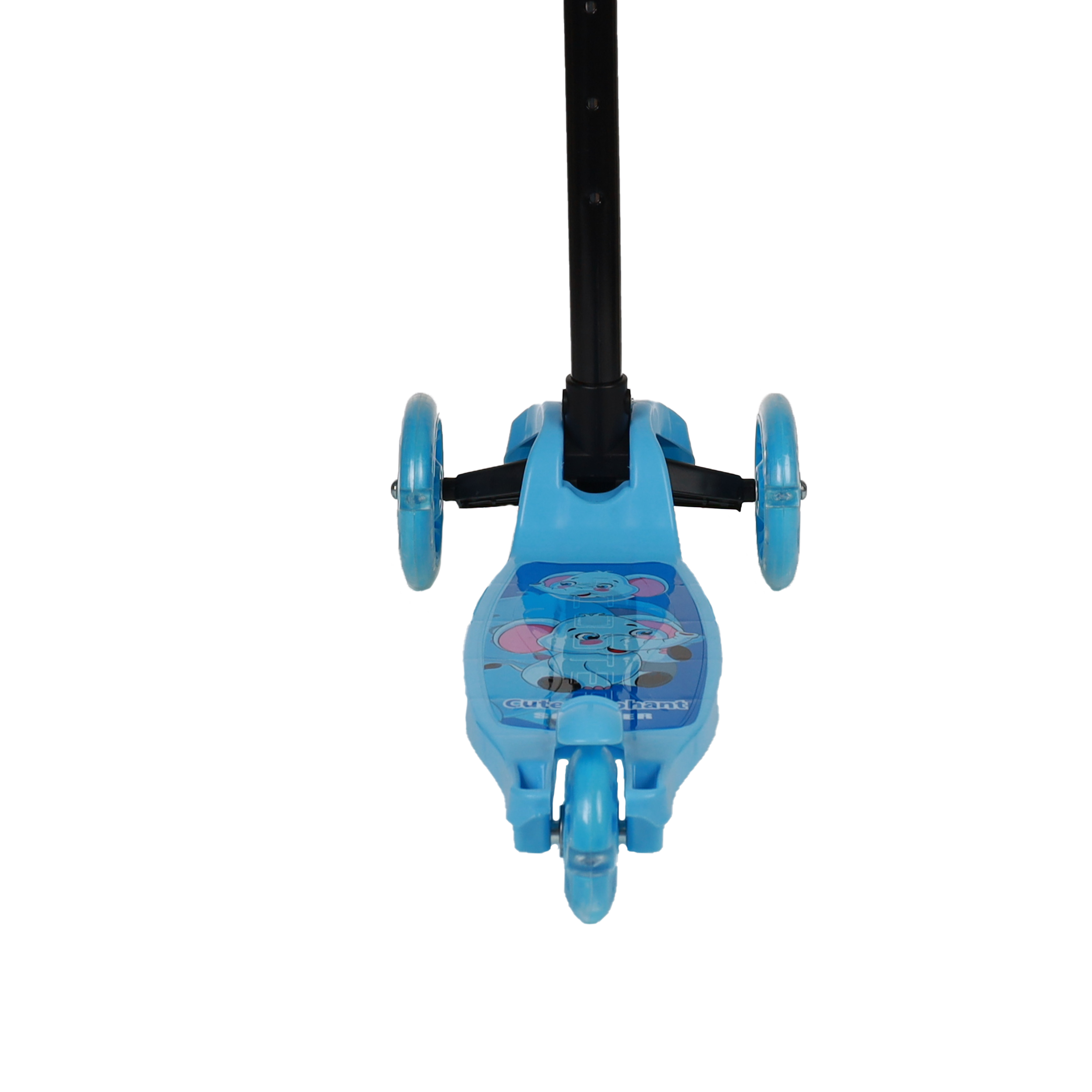 Самокат 3-х колесный SCOOTER Слоник / 603 /уп 12/ синий