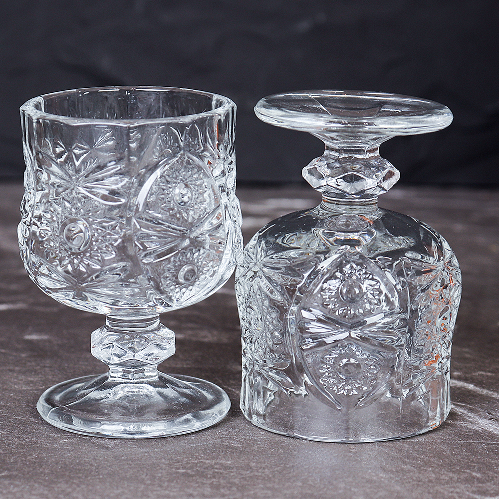 Рюмка 6 штук 50 мл бочонок Орнамент / 611-1B /уп 24/