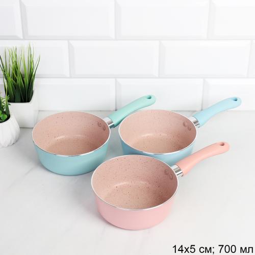 Ковш 0,7 л 14*5 см антипригарное б/кр / COG-14 /уп 100/ 0,2