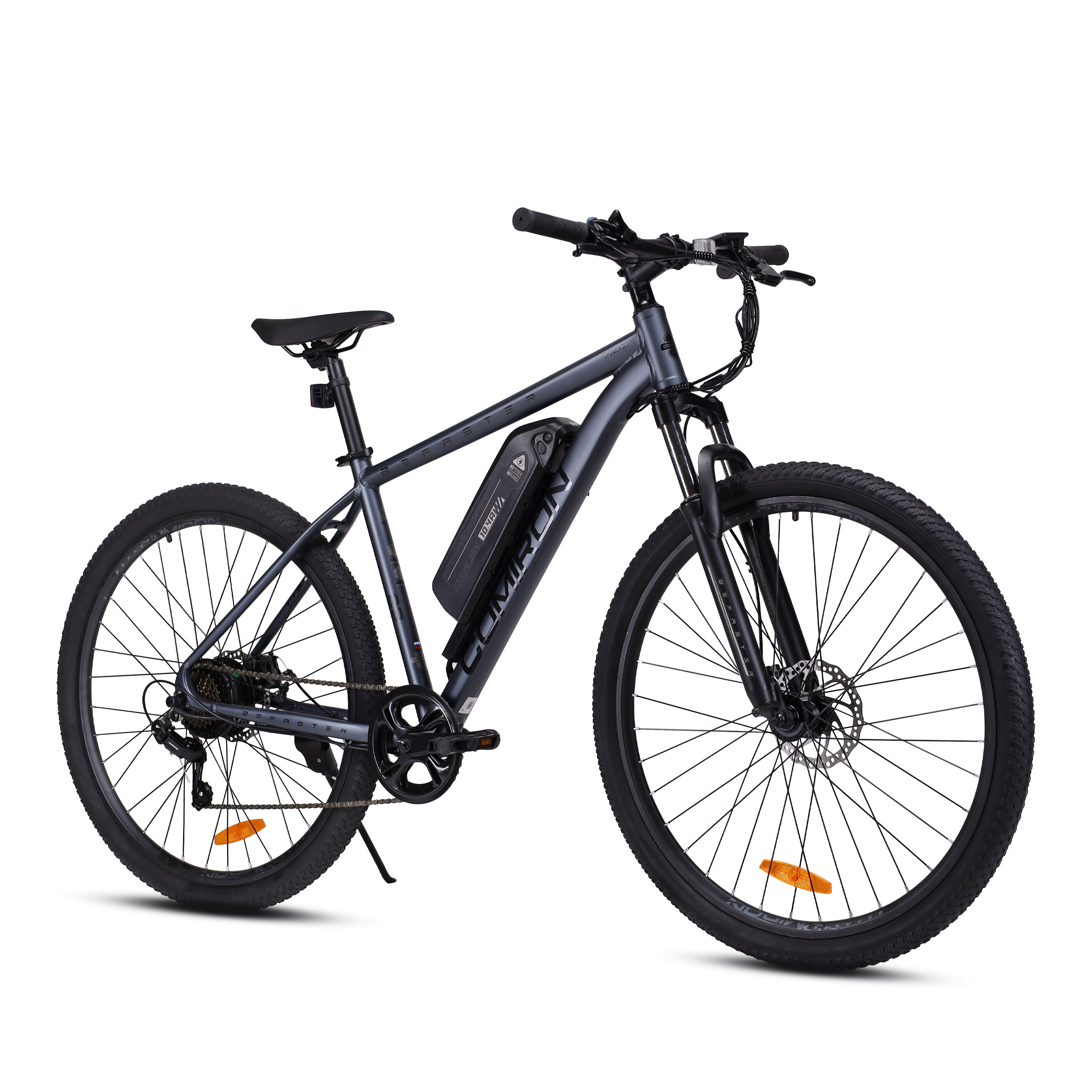 Электровелосипед 29" рама 19" COMIRON BeFASTER 7SP SHIMANO 250W 36V/10.4AH чёрный