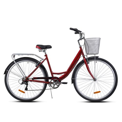 Велосипед городской 28" рама 19" 7sp KRYPTON DACHA W красный кристалл ЦВК