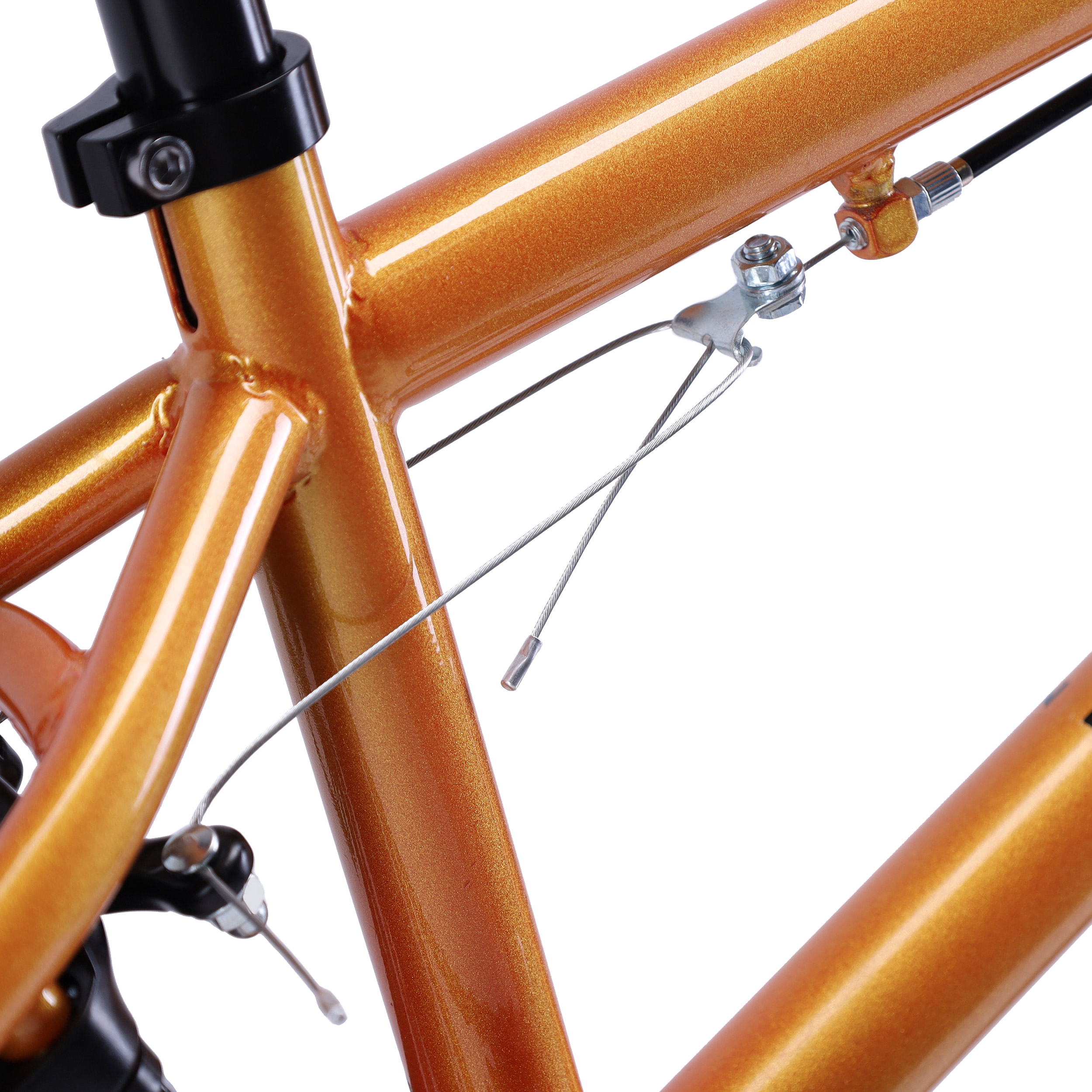 Велосипед BMX 20" COMIRON GEEK, Рама 20.5" golden metallic