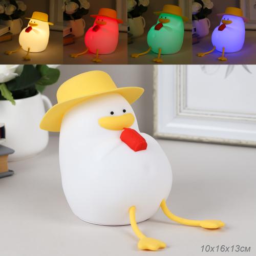 Светильник настольный 13х8 см Утка / CW182609-4 /уп 80/