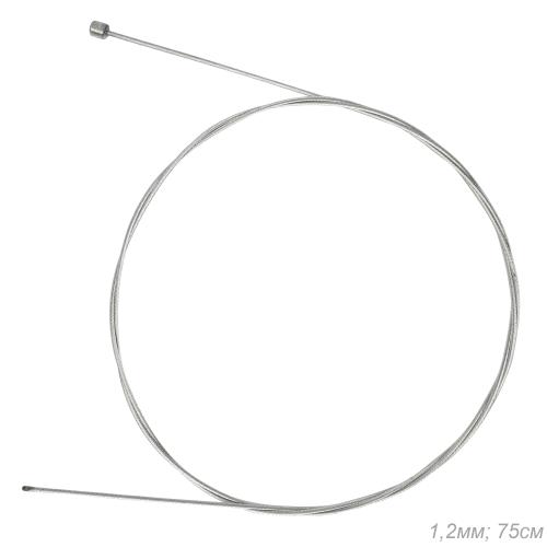 Трос переключения передач переднего перекл 1.2мм-75см. /уп 1000/