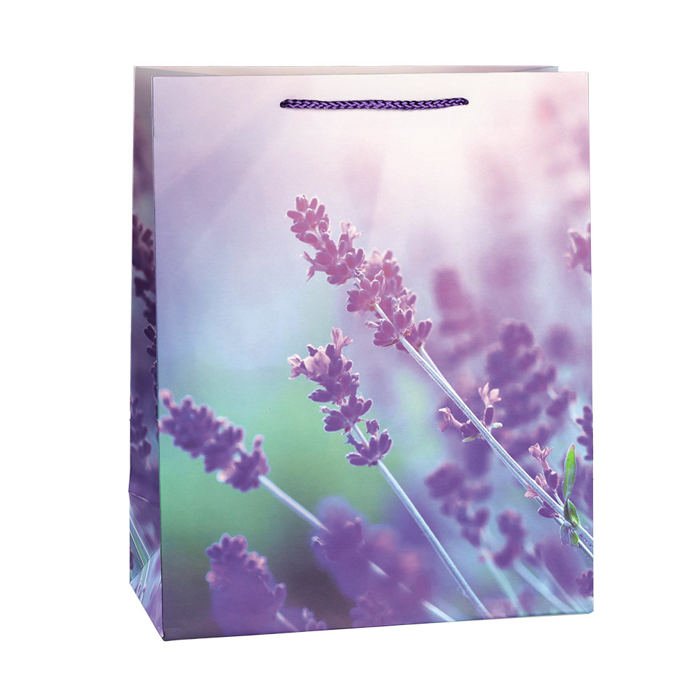 Пакет подарочный 31x42x12см Лаванда / 3205XL /уп 12/300/