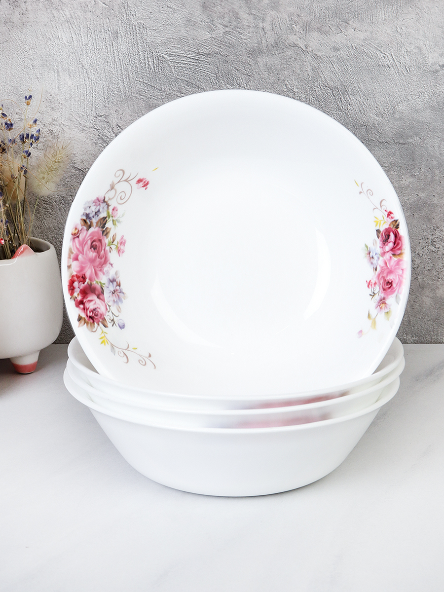 Набор суповых тарелок 4 штуки 560 мл 165 мм Глэйд / LPW65 (19010-1) /уп 12/ Розовая композиция