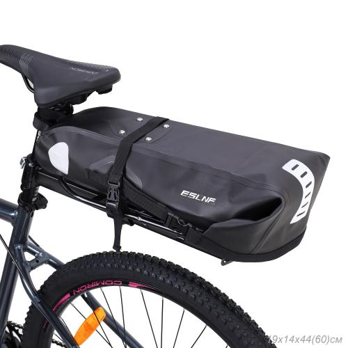 Сумка велосипедная подседельная ESLNF, материал Polyester fiber +TPU, отделение на карабинах. Вес 575гр. /уп 30/