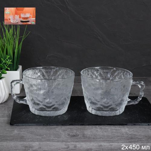 Кружка для чая 2 штуки 450 мл / K500-2 /уп 24/*Ц в подарочной упаковке АйсКом