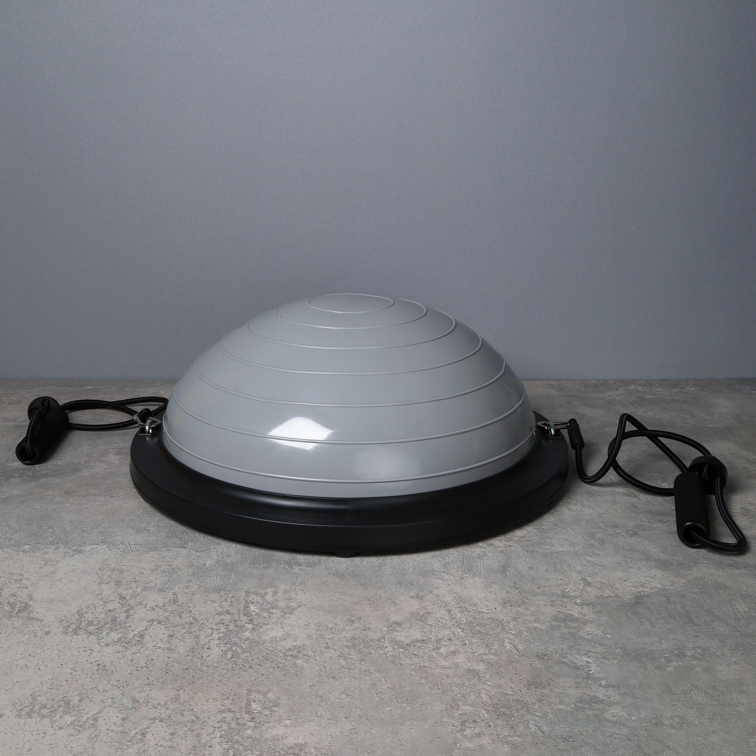 Полусфера балансировочная BOSU 46см Woohooo Drops эспандер, насос/ серый / B46Dr-G/ уп5