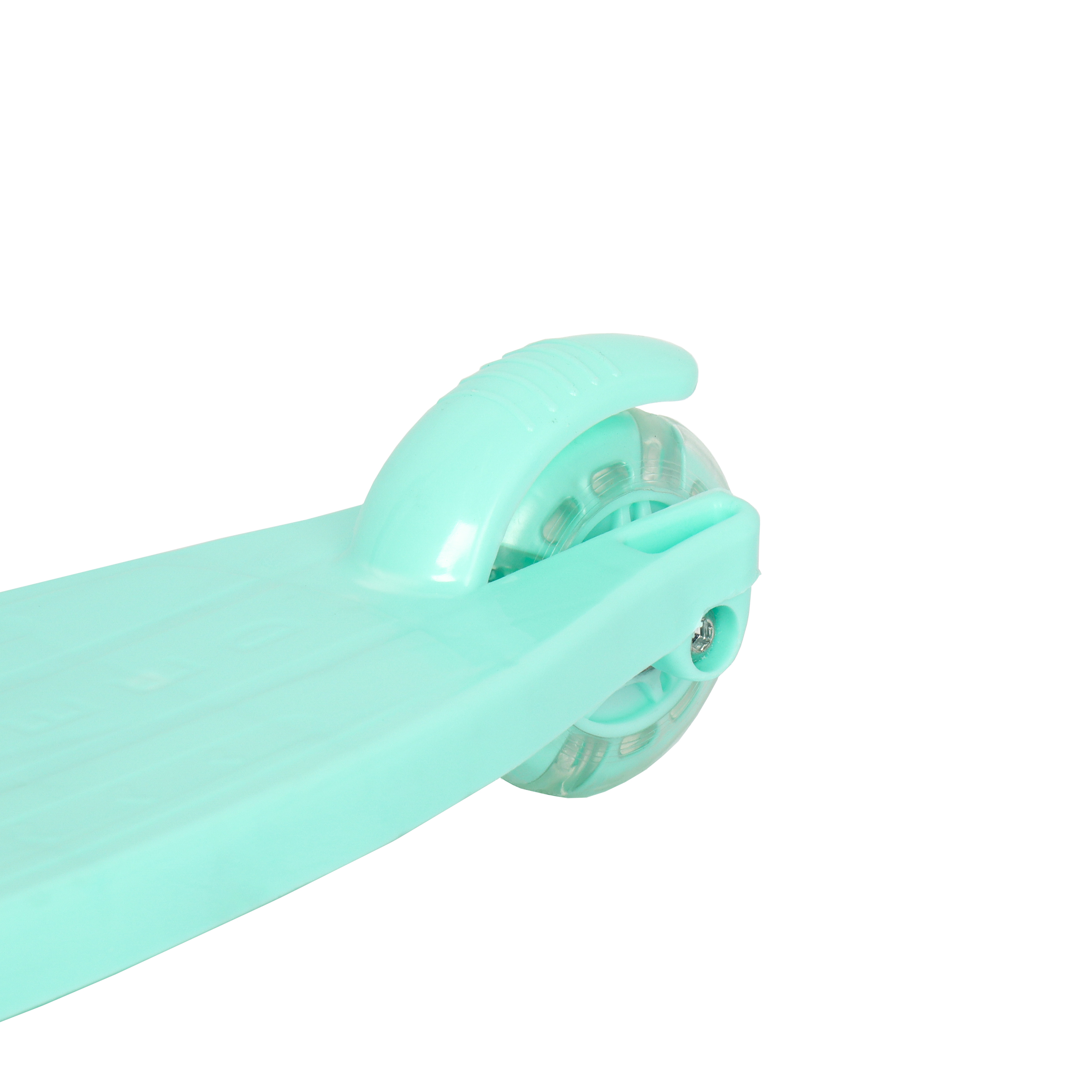 Самокат трехколесный облегчённый для детей от 3-х лет Yeenot GT105, нагрузка до25кг, вес 1,2кг, светящиеся колёса 110мм, цвет светло-зелёный БК/уп13