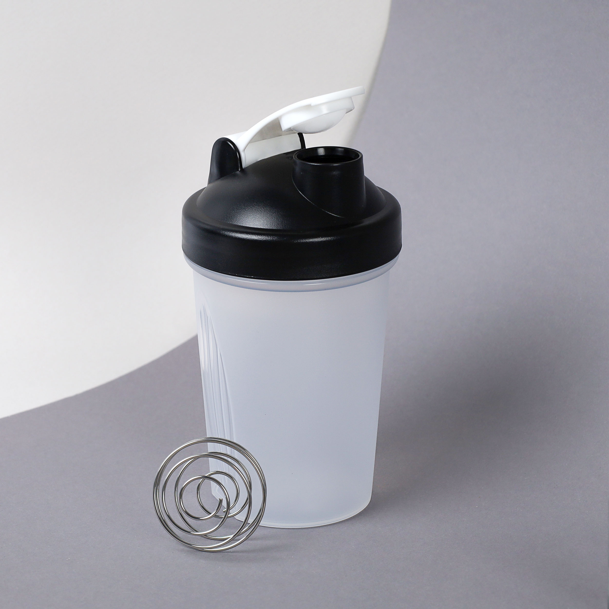 Бутылка/Шейкер SMALLHERO SHS-400 чёрная, для спортивного питания 400ML ШОК цена!/уп80