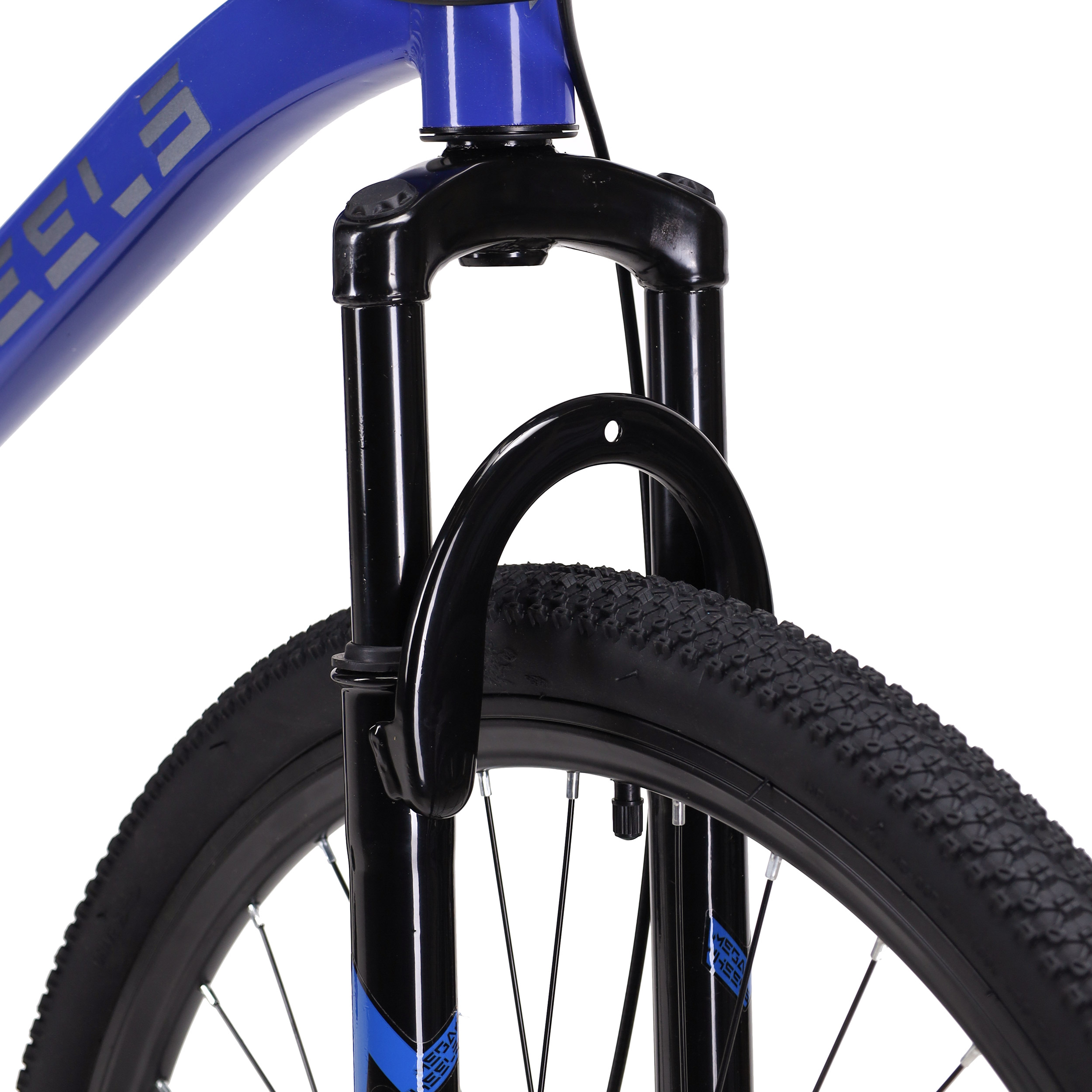 Велосипед 26" рама 17" 21sp MEGAWHEELS MOUNTAIN II чёрный-синий