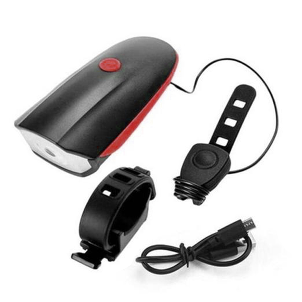 Фонарь передний COMIRON "EASY" корпус: ABS; свет: CREE XPG, 250lm; аккумулятор 1200 mAh, USB, сигнал 140Дб, влагозащищённый, красный. АКЦИЯ/уп 60/120/