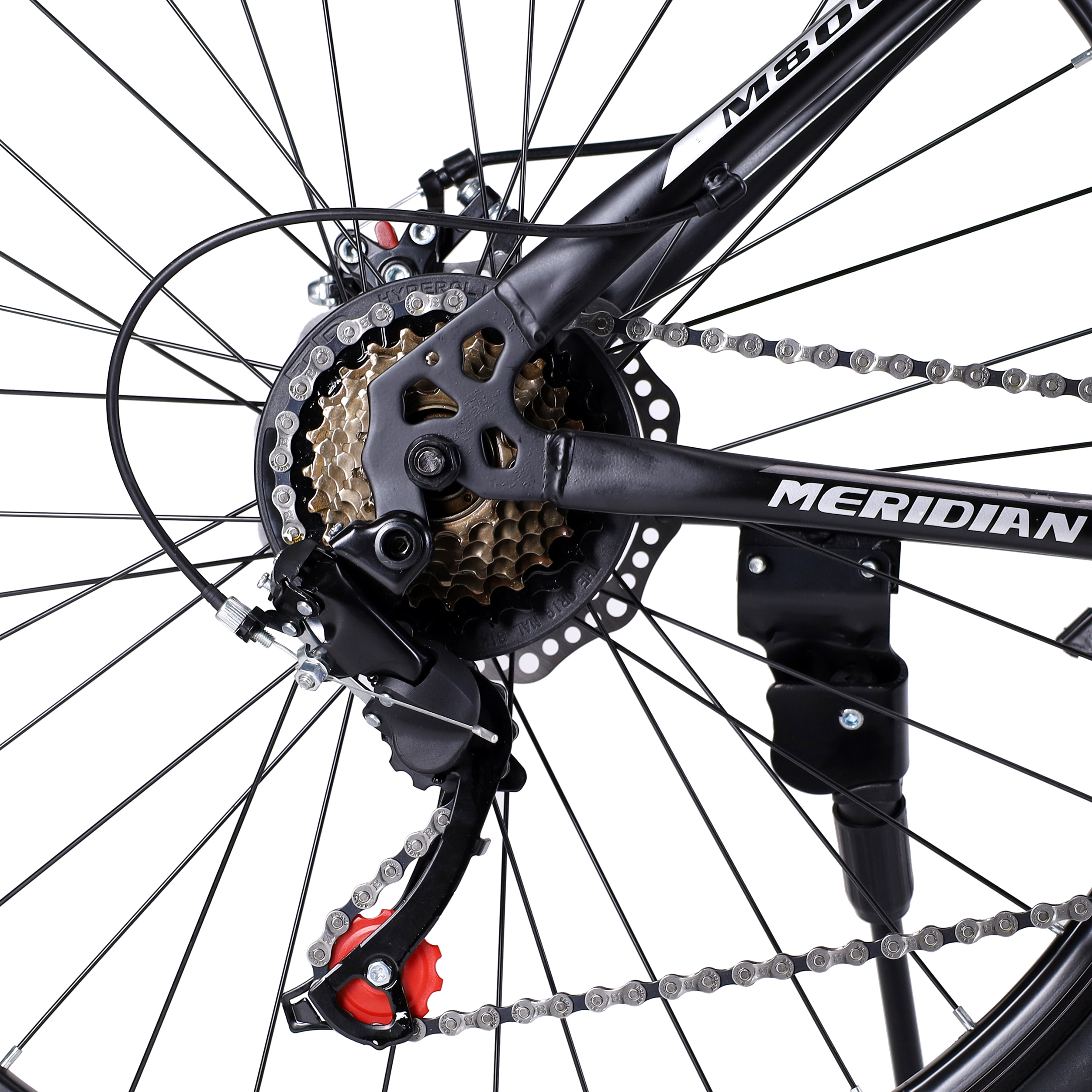 Велосипед горный MERIDIAN MOUNTAIN II 26-17" 21S DISC BRAKE цвет: чёрный-серый