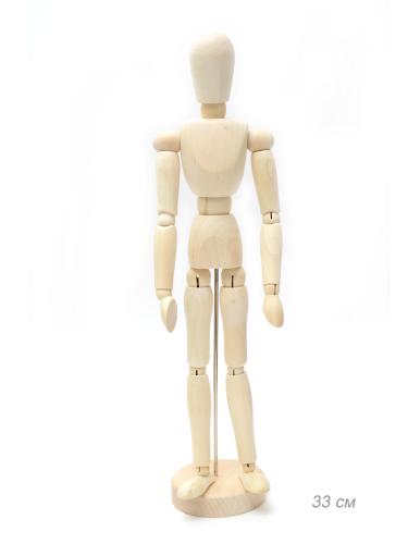 Сувенир Человек деревянный 33 см / F39 /уп 50/