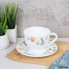 Чайная пара 220 мл ПАРА / GB220/12 (7008) /уп 8/ Райский сад