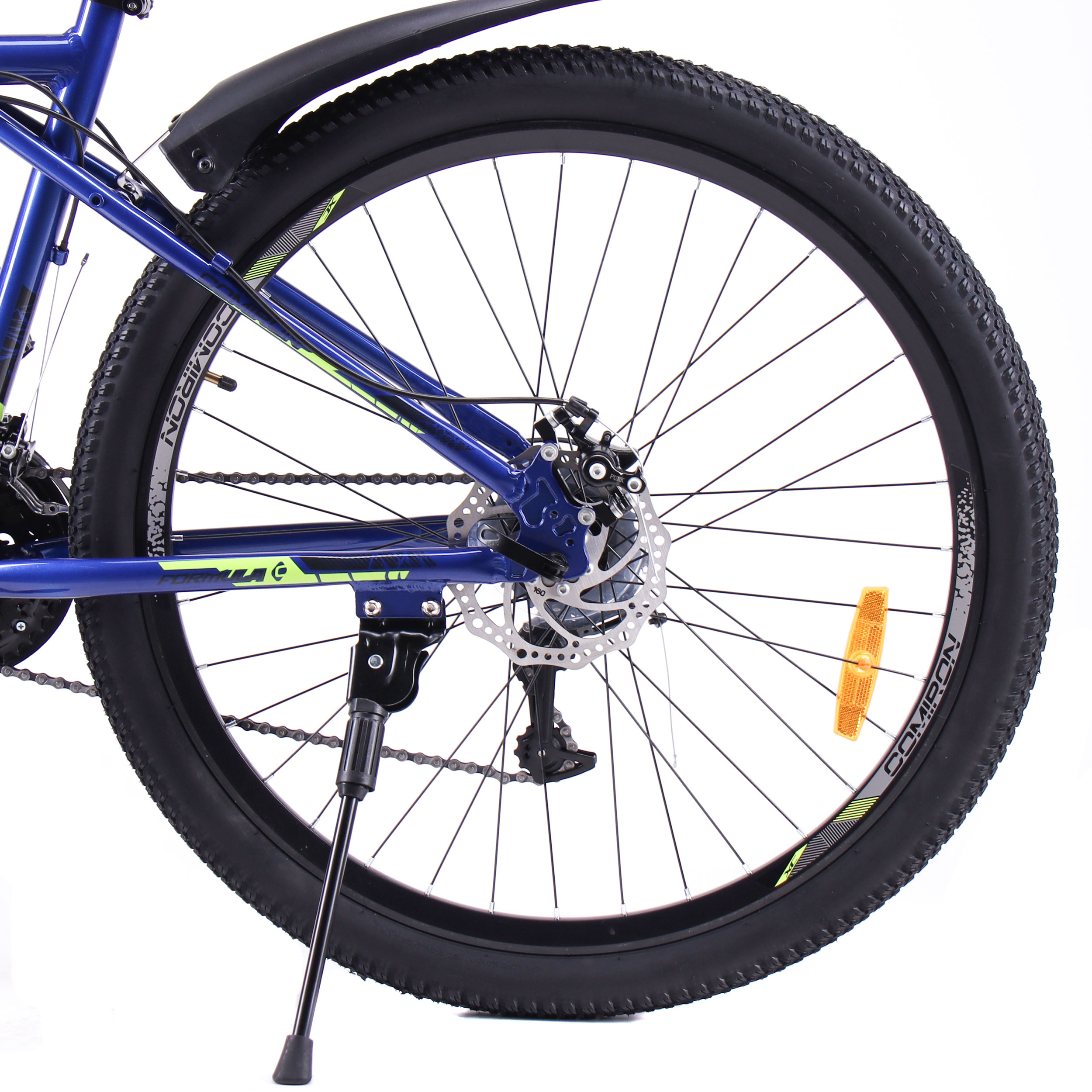 Велосипед 27,5" рама 17" 21sp CF750 BM COMIRON FORMULA синий мисти лайм яркий чёрный перламутровый