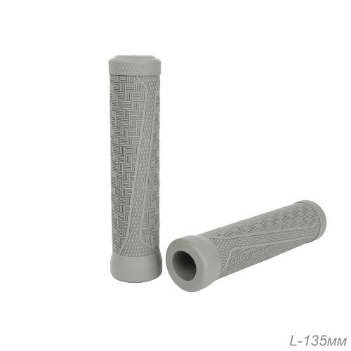 Грипсы 135 мм. Ультрамягкие. 2 шт. Special Soft TPE. Grey Color /уп 100/