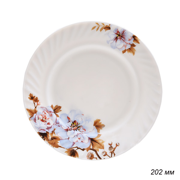 Тарелка 200 мм деколь / HР-80 (JLX0246) /уп 48/ 