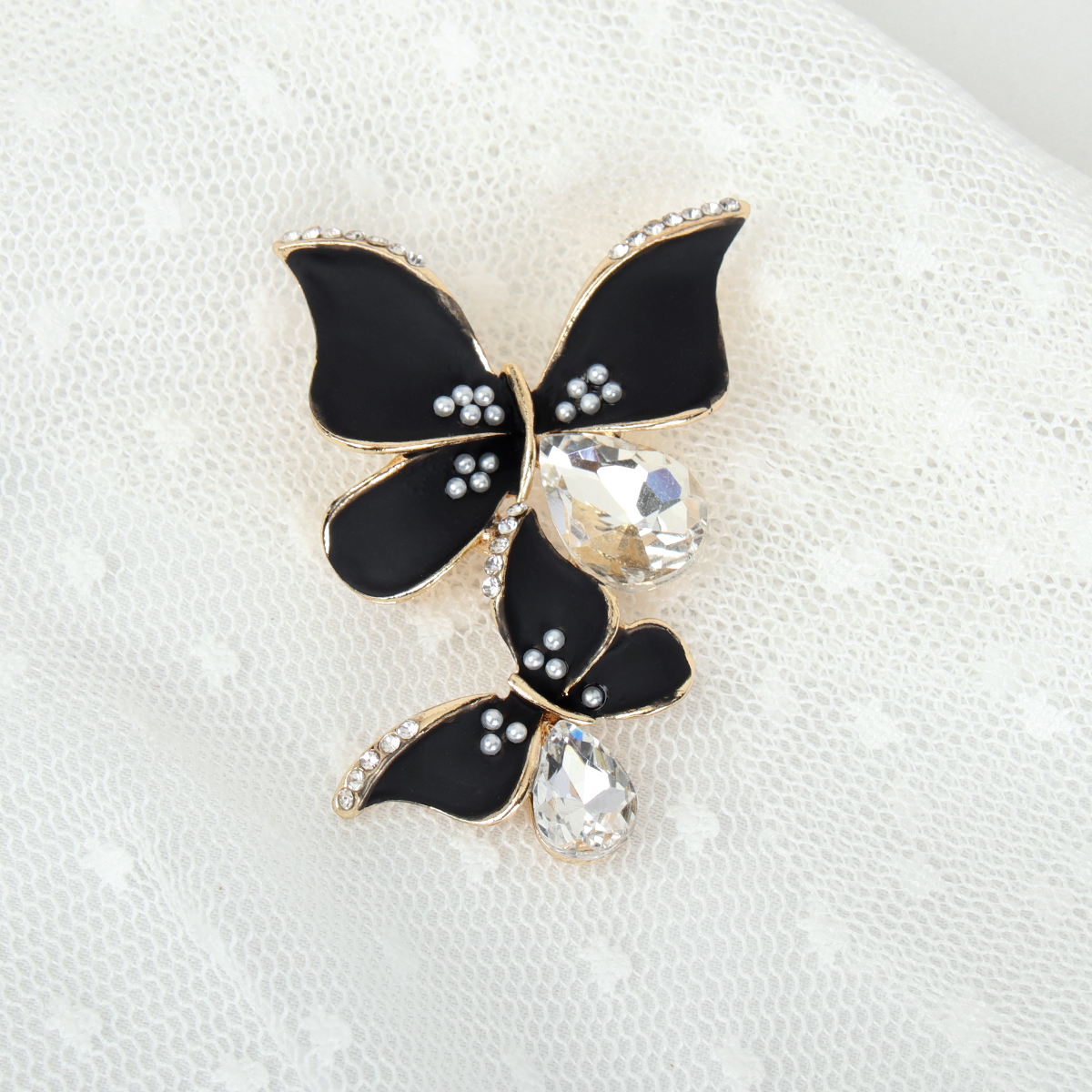 Брошь Бабочки / 4171-1 /уп 24/
