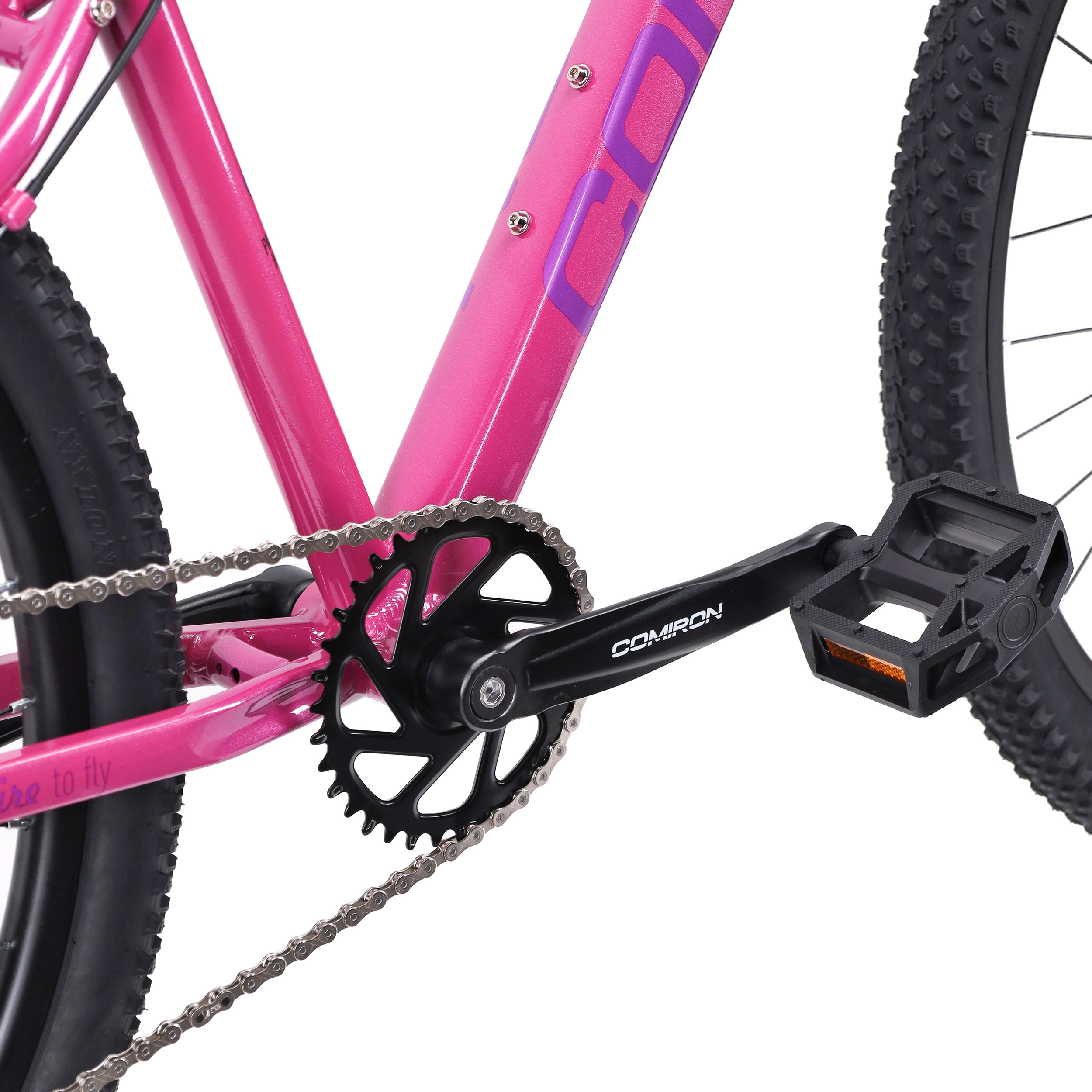 Велосипед 27,5" рама 17" 1x10sp COMIRON DESIRE розовый