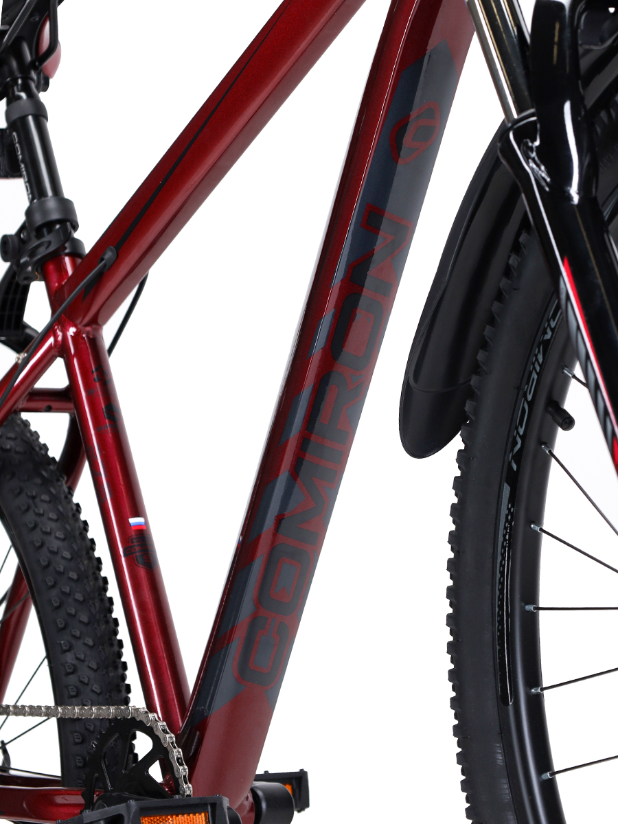 Велосипед 27,5" рама 19" 1x10sp COMIRON SYSTEM красный