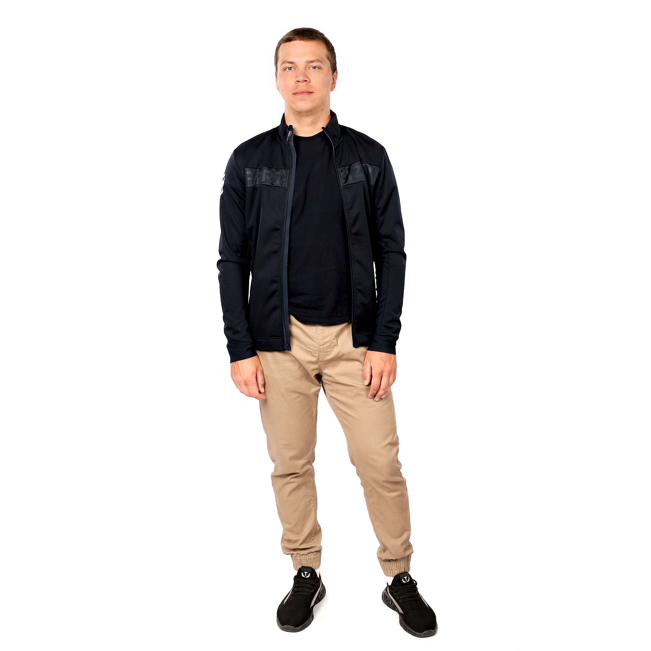 Кофта с длинным рукавом черная PARTIZAN / CM-010 Размер L /уп 1/