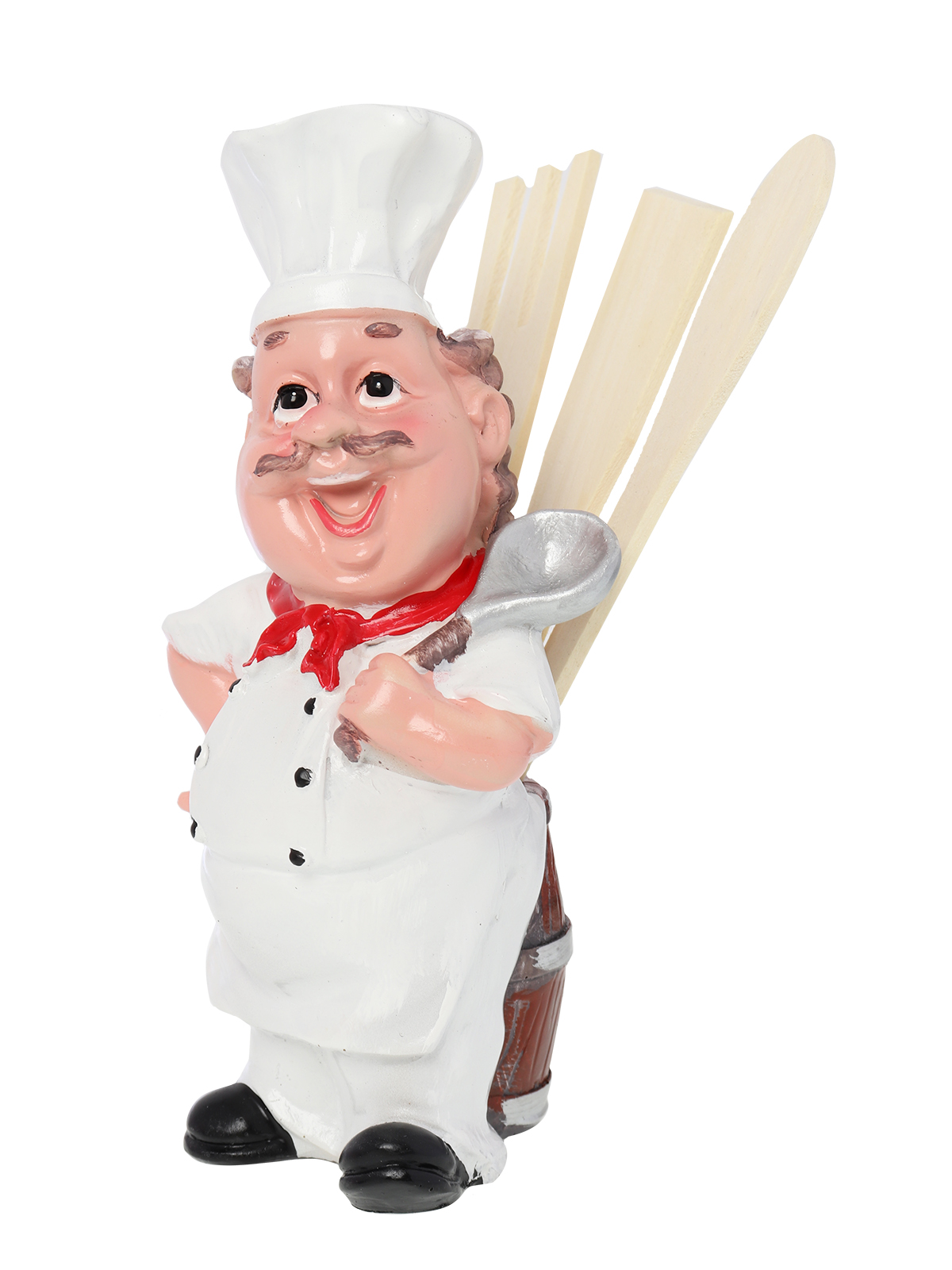 Набор кухонных принадлежностей 3 предмета на подставке 22 см Повар / 6181 /уп 48/