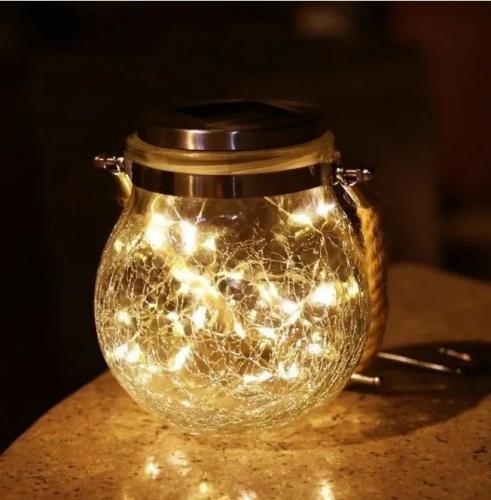 Светильник садовый на солнечной батарее 11х14 см / PM-011 /уп 24/