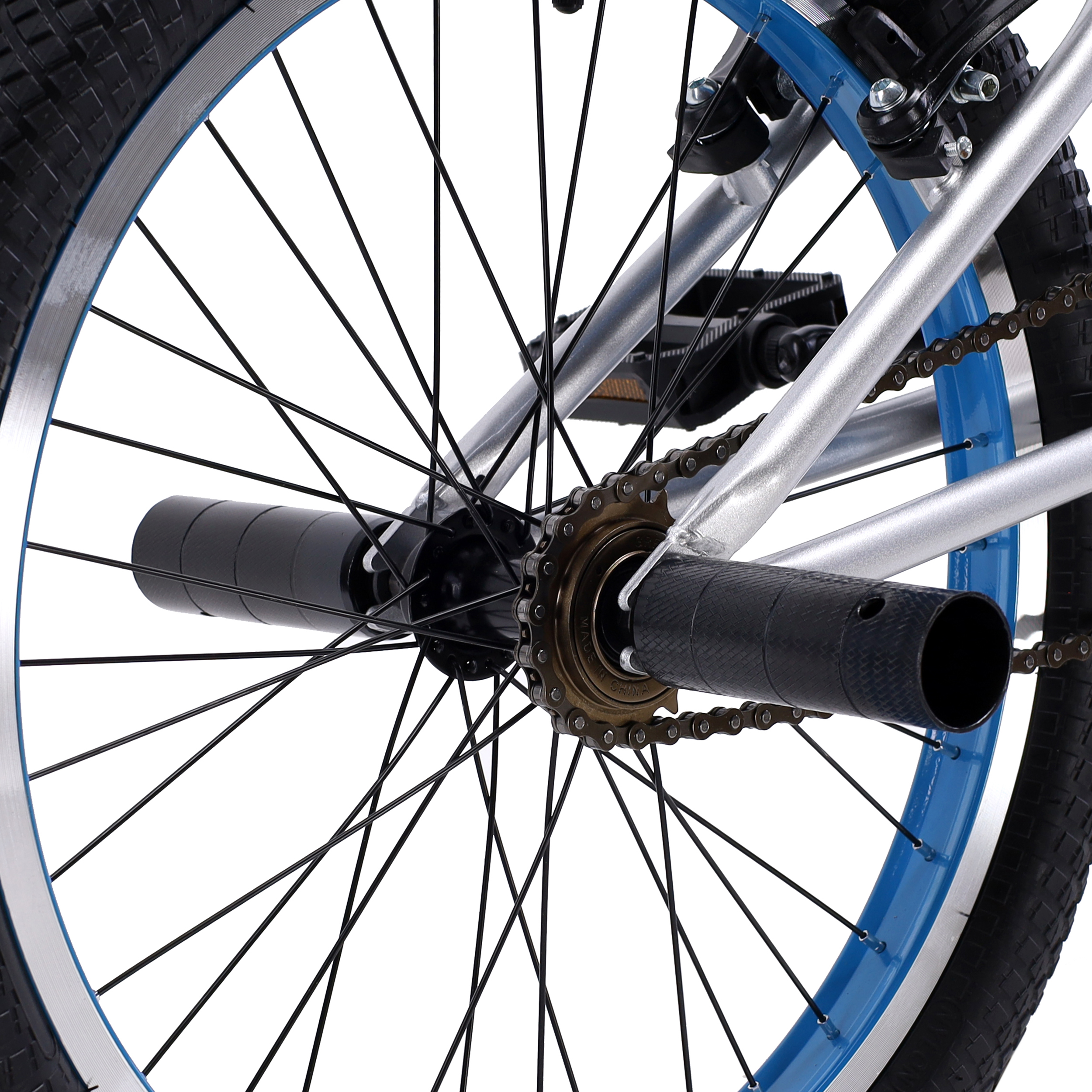 Велосипед BMX 20" COMIRON BIG WOOHOO Рама 18.7" SILVER BLUE