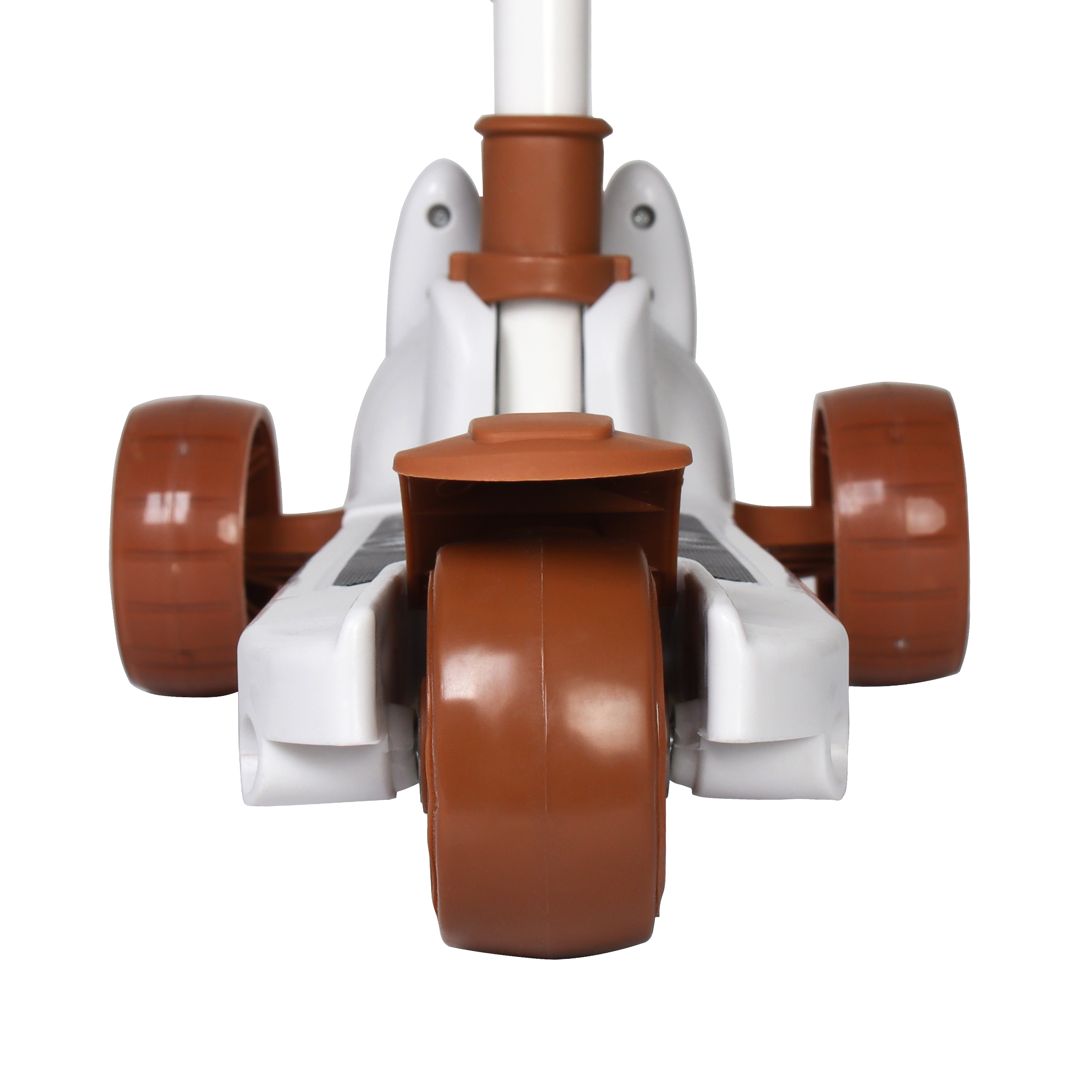 Самокат 3-х колесный COMIRON Yeenot Зайчик / JLBB-808 seat /уп 8/ коричневый