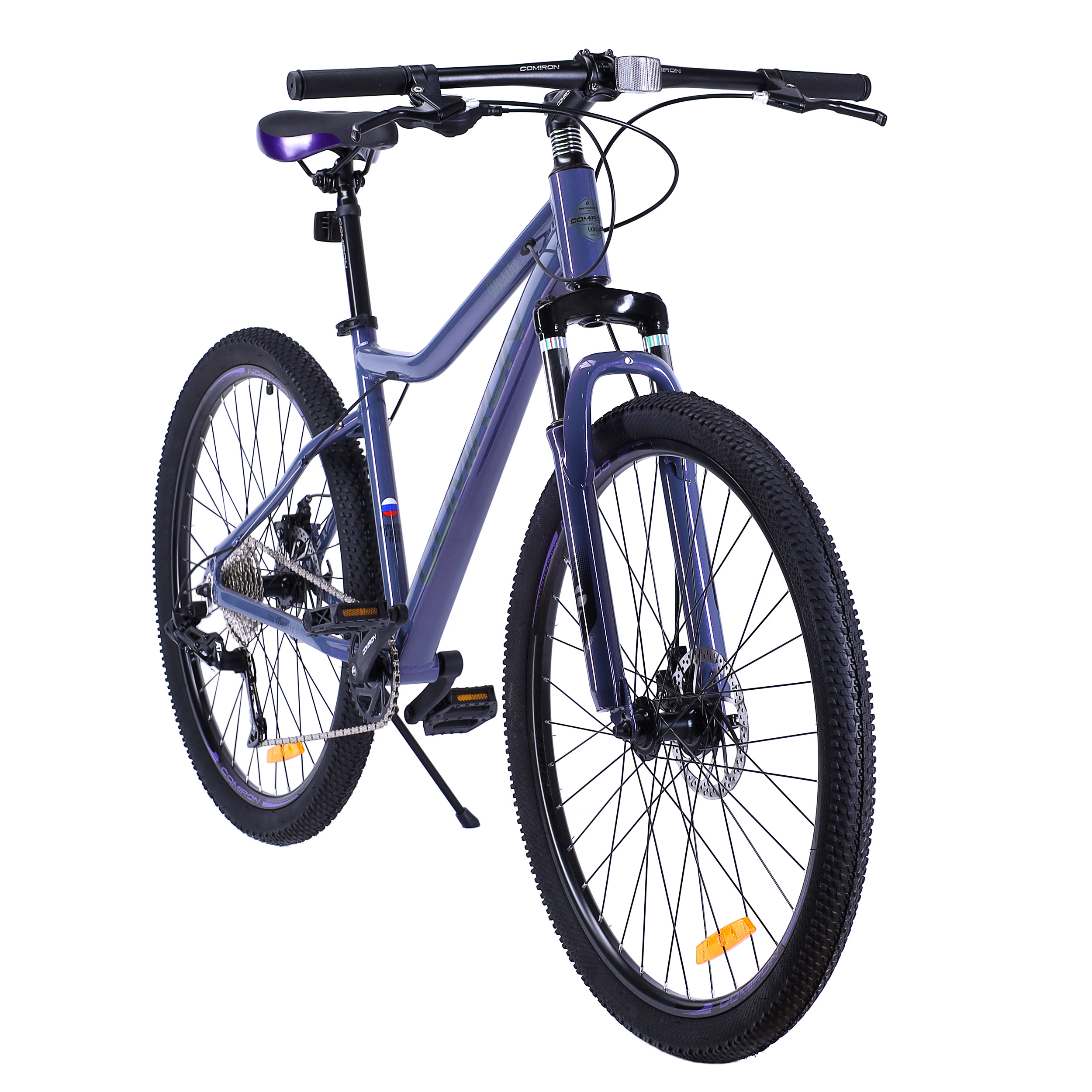 Велосипед 27,5" рама 17" 1х10sp COMIRON DESIRE фиолетовый