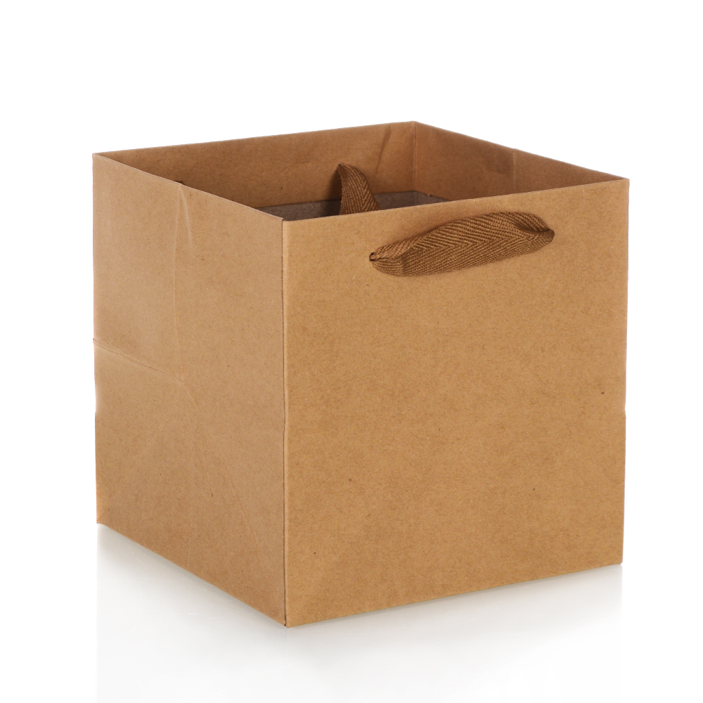 Пакет подарочный 15х15х15 см крафт / LT-212-1 /уп 12/960/ 260г